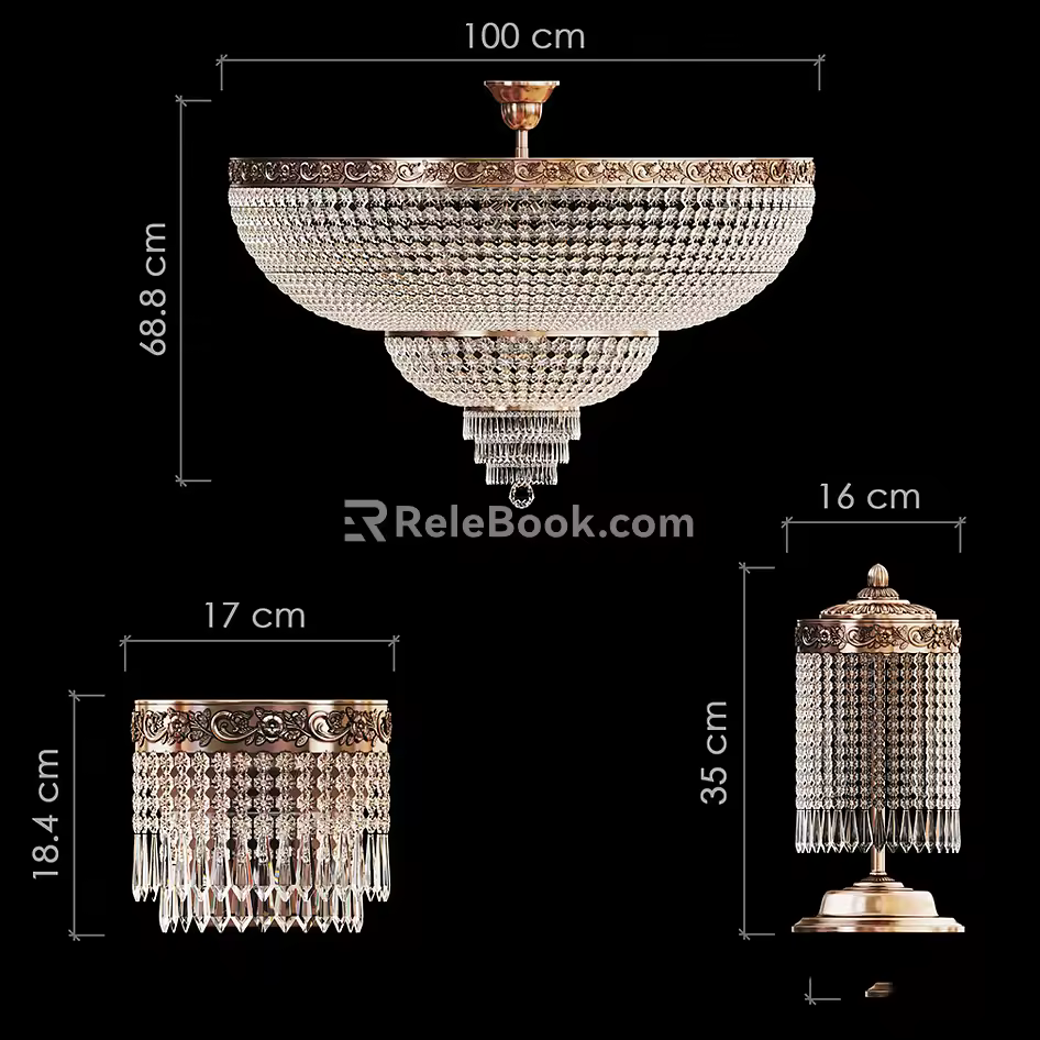 Lamp combination 3d model