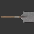 Durable Agricultural Equipment Shovel With Wooden Handle And Metal Blade