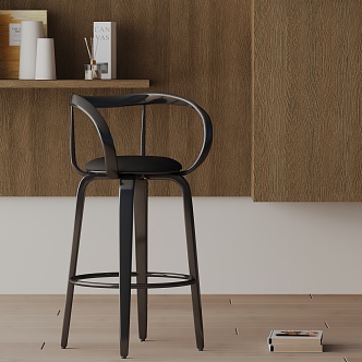 Modern Bar Chair 3d model