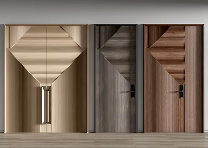 Model Door Entry Door Double Door Single Door 3d model
