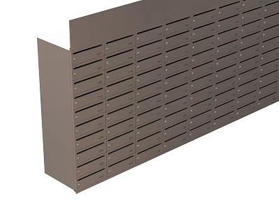 Metal Office Filing Cabinet With Multiple Drawers For Document Storage 3d model