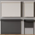 Various Roller Blinds With White Gray Colors And Different Designs For Home Decor