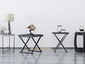 Modern corner table 3d model