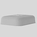 Practical Gray Knitted Textured Square Food Cover For Daily Kitchen Use