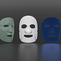 Colorful Green White And Blue Face Masks For Daily Beauty Skincare Essentials