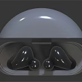 Modern Headset Bluetooth Headset 3d model