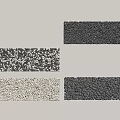 Stone Wood Samples With Various Textures And Colors Neatly Arranged On Light Gray Background