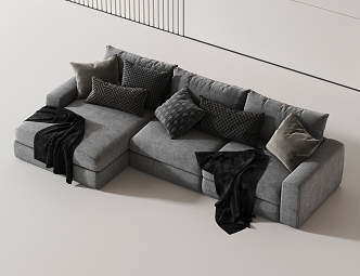 Modern Multiplayer Sofa 3d model