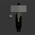 Turret Machine Gun Heavy Machine Gun Turret Sci-fi Tower Defense Game Tower Defense Sci-fi Turret Game Turret 3d model