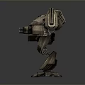 Mech Warrior Mech Soldier Machine Battlearm Mechanical Battlearm Machine Fighter Robot 3d model