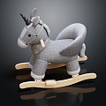 Modern Trojan Children's Trojan Rocking Chair 3d model