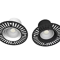 Modern Downlights And Spotlights In Black And White Design For Interior Lighting