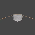 Classic Wooden Boat With Gray Hull And Wooden Oar On White Background