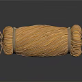 Golden Twisted Twine Roll for Daily Household Supplies with Secure Binding Ends