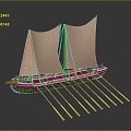 Ancient ship, ancient warship, large ancient ship, ancient warship, ancient sailing ship, ancient wooden ship, ancient armored ship, large warship 3d model