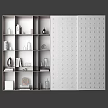 Modern Open Storage Shelf With Multilayer Compartments For Home Decor Display And Organization