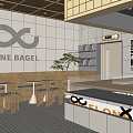 Modern Cafe 3d model