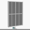 Industrial Equipment Filter Screen With White Frame Multiple Grids And Motorized Unit