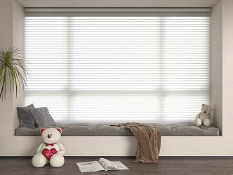 Modern Bay Window Mat 3d model