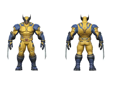 Marvel Super Images Wolverine X-Men 3d model