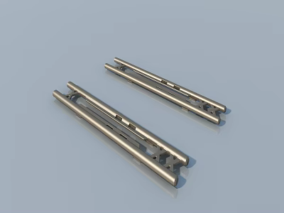Sturdy Metal Swing Door Tracks For Smooth Home Opening Mechanism 3d model