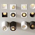 Modern Downlight Spotlight Recessed Spotlight Open Downlight Adjustable Spotlight 3d model