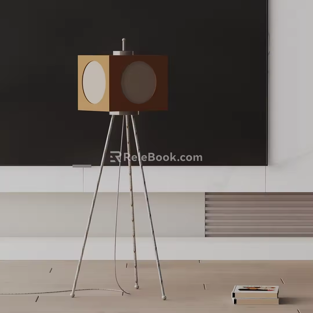 Modern floor lamp 3d model