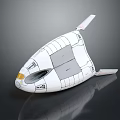 Modern Spaceship Spacecraft 3d model