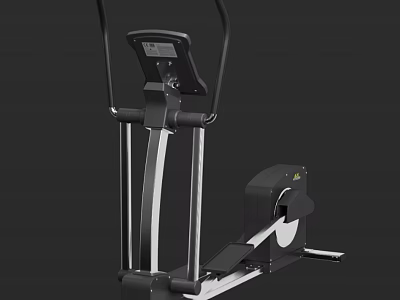 Elliptical Trainer Home Gym Fitness Equipment With Digital Display And Adjustable Resistance 3d model