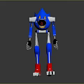 Robot Assistant Small Robot Butler Robot Butler Figure Game Figure 3d model