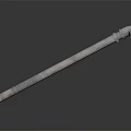 Heavy Duty Metal Pipe Fitting Tool with Long Curved End for Industrial Use