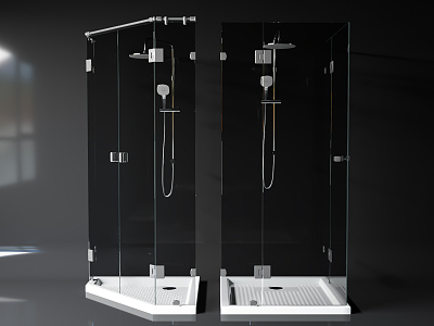 Modern shower room model