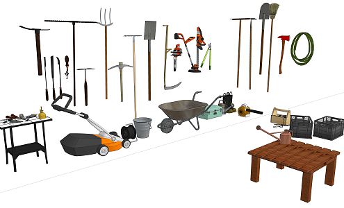 Modern Tools Construction Tools 3d model