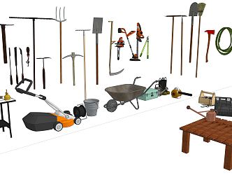 Modern Tools Construction Tools 3d model