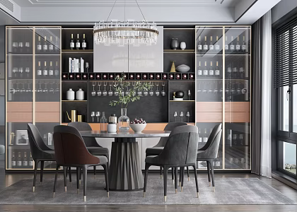 Modern Restaurant 3d model