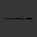 Modern Black Tactical Rifle With Scope Suppressor And Ergonomic Grip Design