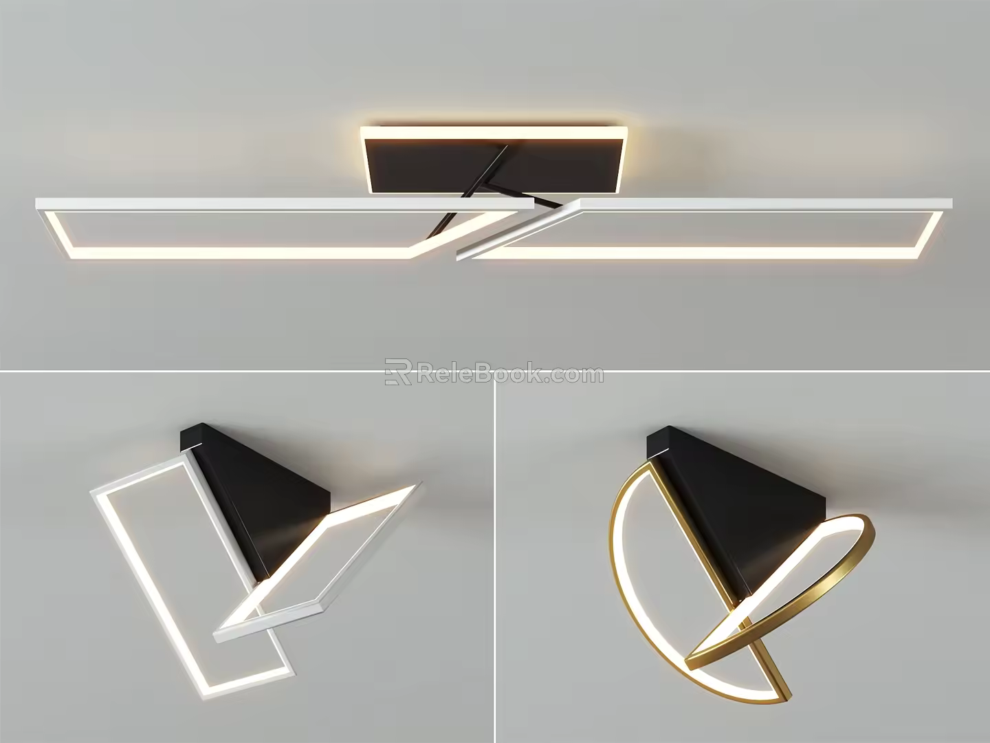 modern ceiling lamp 3d model