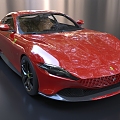 Ferrari Supercar Roma Car 3d model