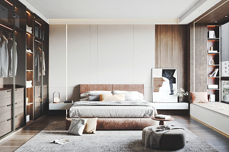 Modern Bedroom 3d model