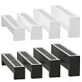 Variety Of Air Conditioner Vents In White And Black Styles
