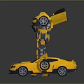 Modern Robot Bumblebee Transformers Mecha Warrior Machine Armor 3d model