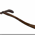 Durable Hardware Tool Axe With Wooden Handle And Metal Head For Construction And Gardening Use