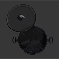 Sturdy Cooking Pot With Transparent Lid And Two Side Handles For Home Kitchen