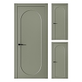 Modern simple single door 3d model