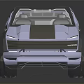 Futuristic Sleek Metallic Concept Car With Aerodynamic Design And Shiny Exterior