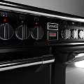 Modern Kitchen Cooktop Appliance With Multiple Burners And Sleek Black Surface 3d model