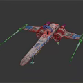 Modern Spaceship Spacecraft 3d model