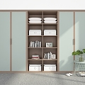 Modern Wardrobe Coat Cabinet Wardrobe Custom Children's Wardrobe Wardrobe 3d model