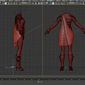 Dark Character Armour Costume With Leather Straps Metal Accents And Chain Details