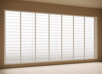 Modern Shangri-La Curtain Blinds 3d model